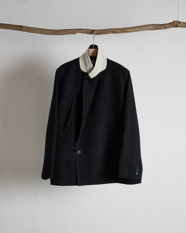DOUBLE TAILORED JACKET, BLACK