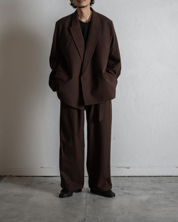 DOUBLE TAILORED JACKET, GRAPH CHECK
