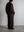 WOOL BELTED WIDE SLACKS, GRAPH CHECK
