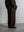 WOOL BELTED WIDE SLACKS, GRAPH CHECK