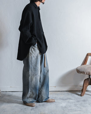 AGING WIDE DENIM 5P PANTS-ANCELLM-COELACANTH