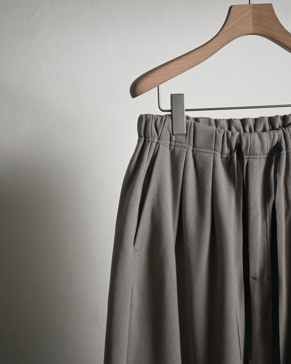 2TUCK SWEAT PANTS, greige