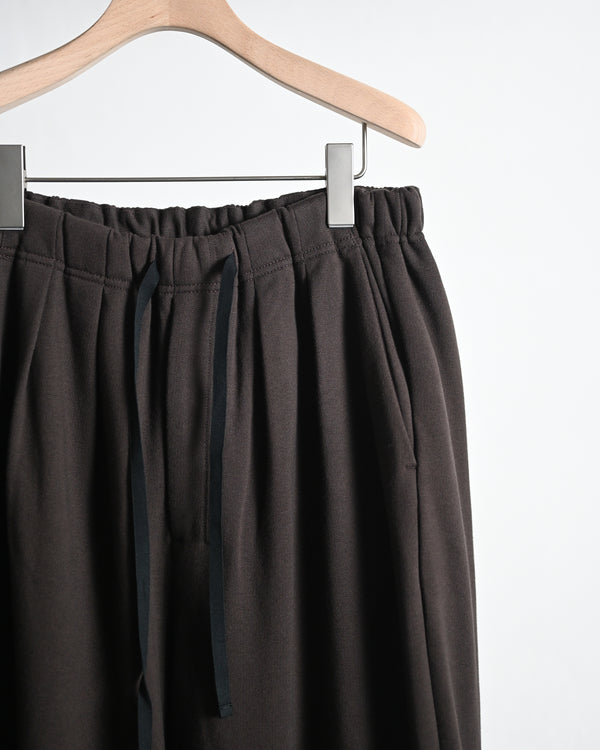 2TUCK SWEAT PANTS, brown