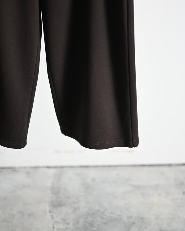 2TUCK SWEAT PANTS, brown