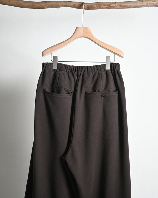 2TUCK SWEAT PANTS, brown