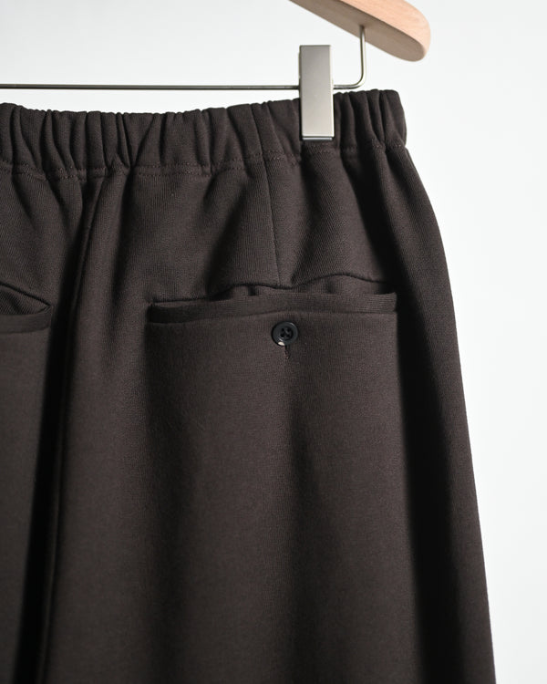 2TUCK SWEAT PANTS, brown