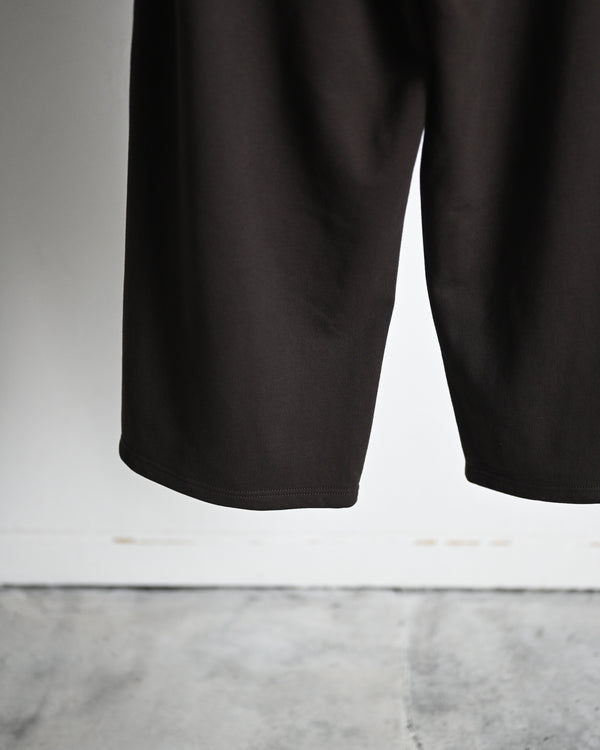 2TUCK SWEAT PANTS, brown