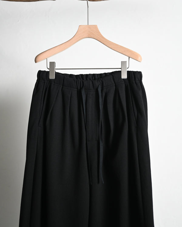 2TUCK SWEAT PANTS, black