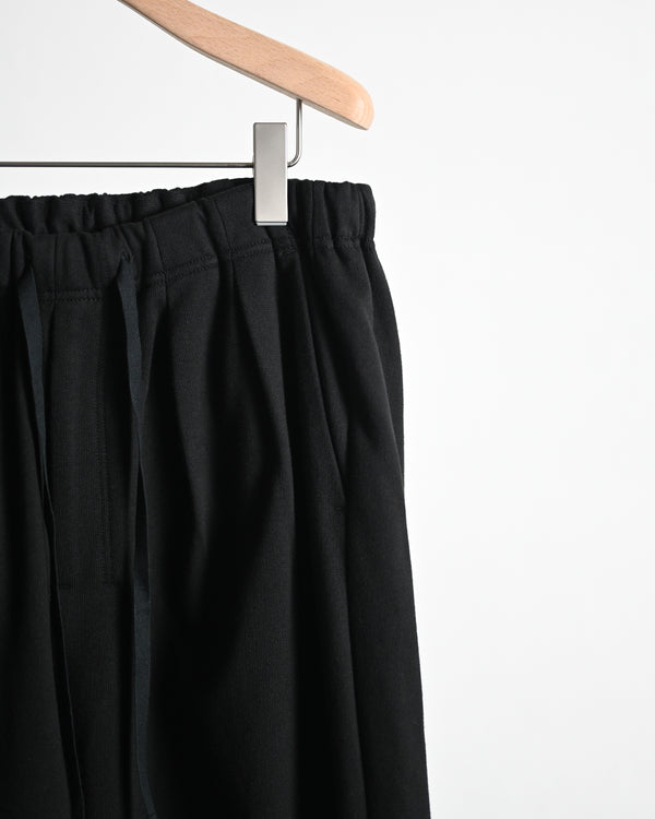 2TUCK SWEAT PANTS, black