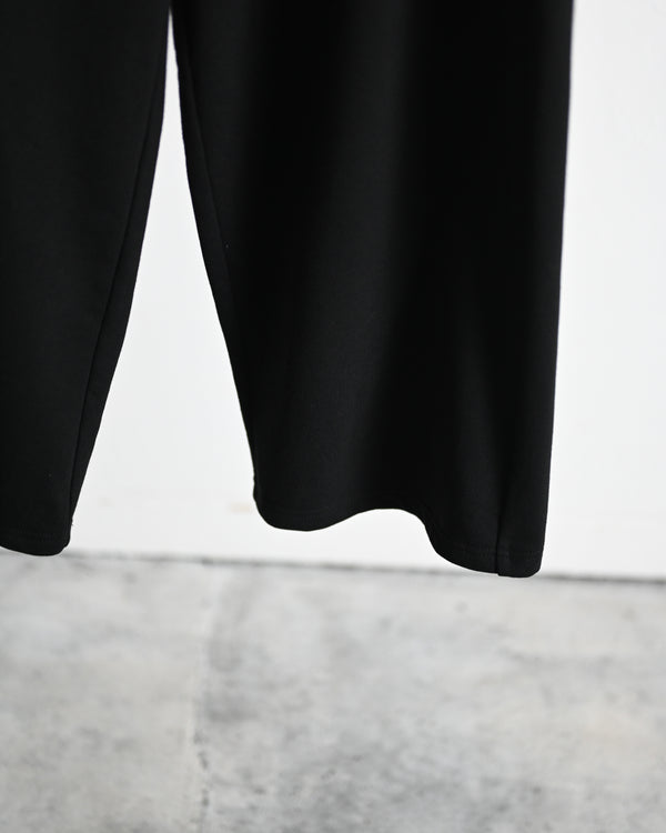 2TUCK SWEAT PANTS, black