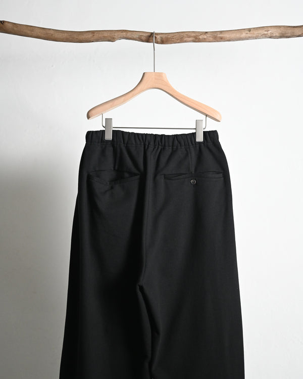 2TUCK SWEAT PANTS, black