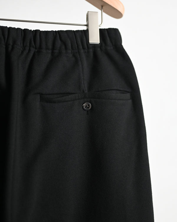 2TUCK SWEAT PANTS, black
