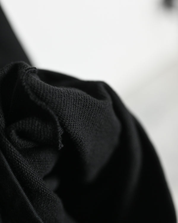 2TUCK SWEAT PANTS, black