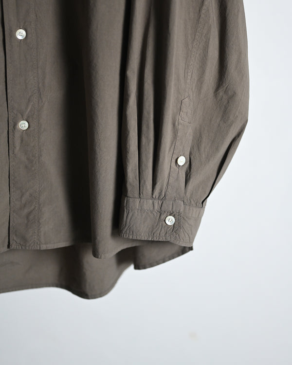 SHRINK OVER SHIRT, d.brown