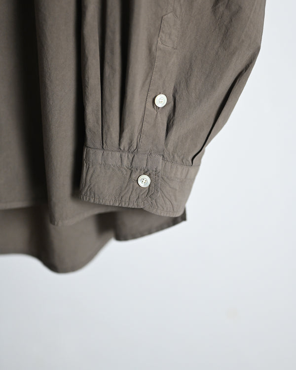 SHRINK OVER SHIRT, d.brown