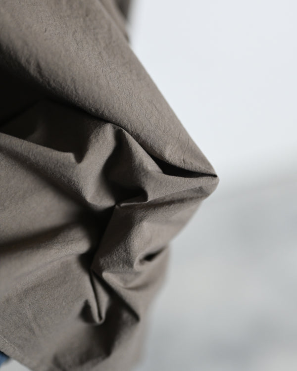 SHRINK OVER SHIRT, d.brown