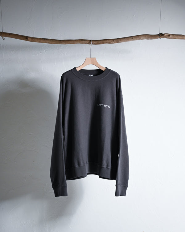 Overdyed Sweat Shirts “in a haze”, 2colors-Fujimoto-COELACANTH