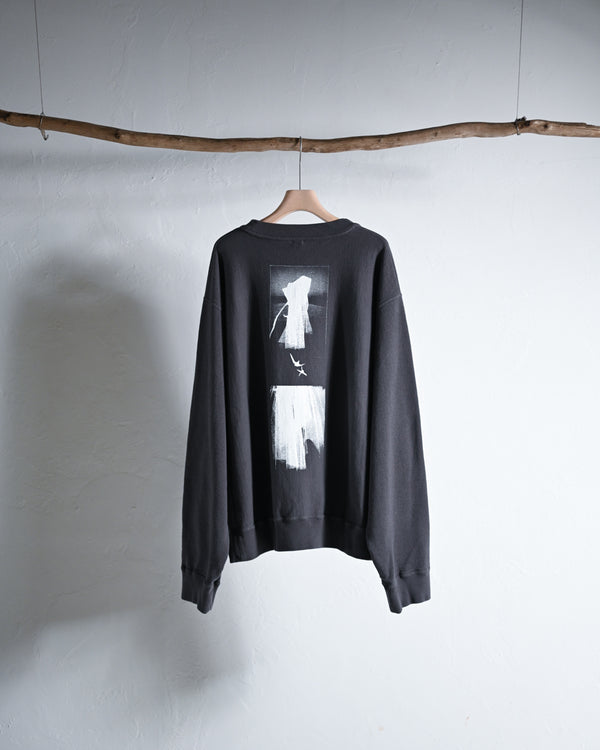 Overdyed Sweat Shirts “in a haze”, 2colors-Fujimoto-COELACANTH