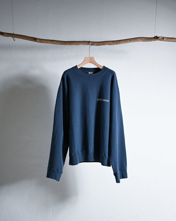 Overdyed Sweat Shirts “in a haze”, 2colors-Fujimoto-COELACANTH