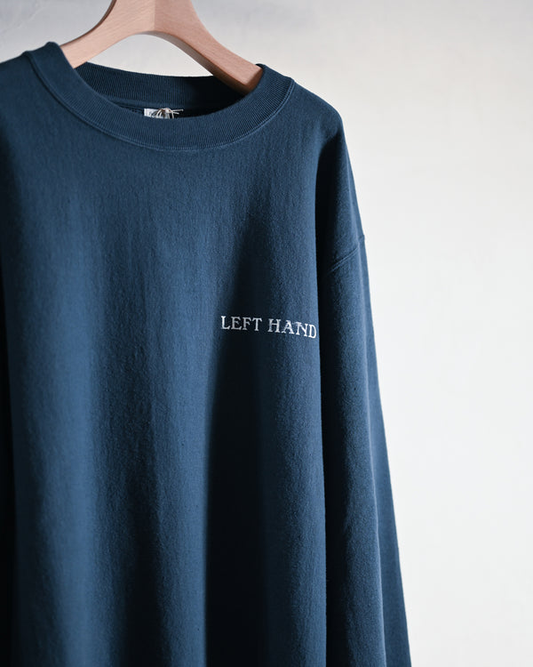 Overdyed Sweat Shirts “in a haze”, 2colors-Fujimoto-COELACANTH