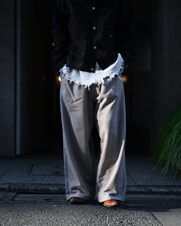 2TUCK SWEAT PANTS, greige