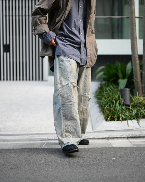 SHRINK OVER SHIRT, d.brown