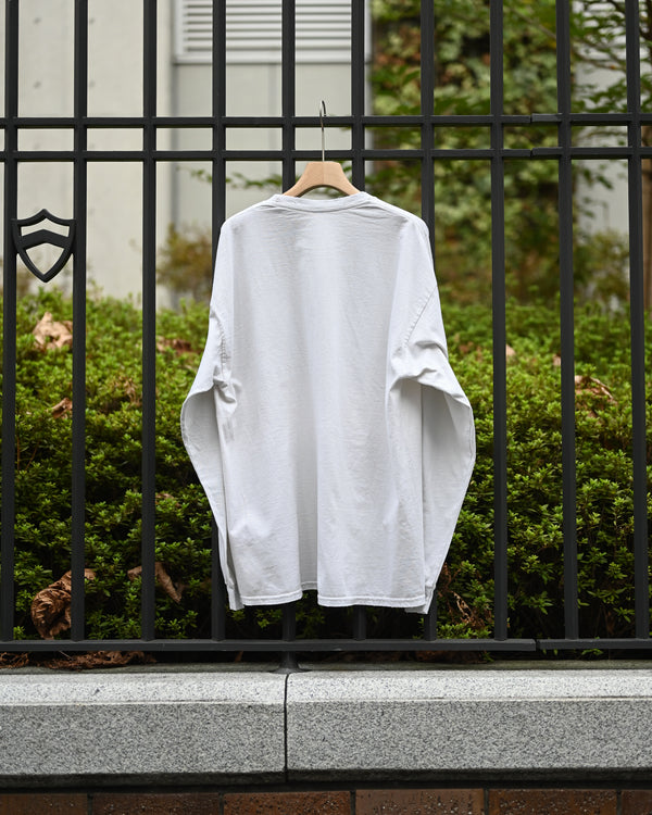 BRIDGE L/S T-SHIRT, white