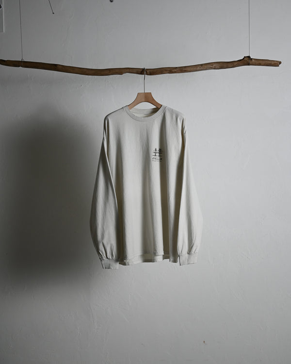 BRIDGE L/S T-SHIRT, white