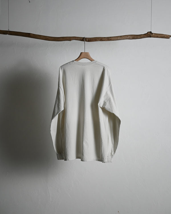BRIDGE L/S T-SHIRT, white
