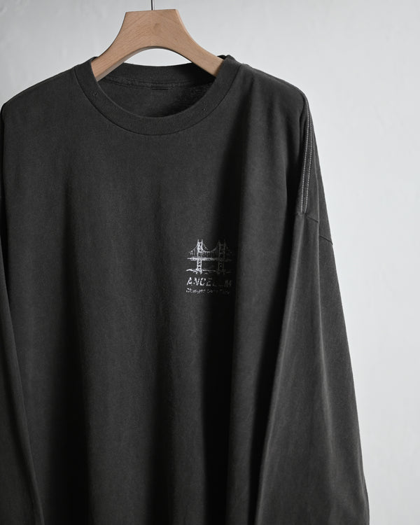 BRIDGE L/S T-SHIRT, black