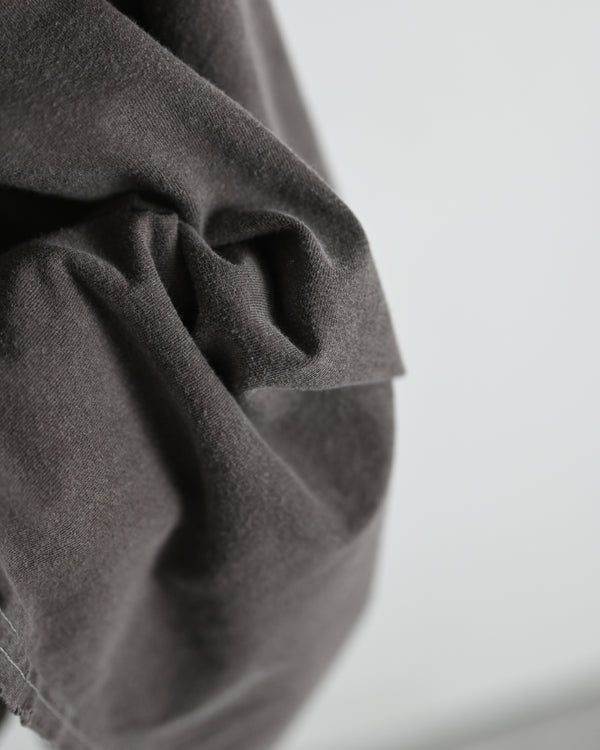 EMBROIDERY DYED LS T-SHIRT 2, brown