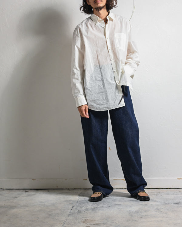 DENIM STRAIGHT PANTS, INDIGO-YOKO SAKAMOTO-COELACANTH