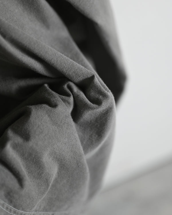 EMBROIDERY DYED LS T-SHIRT 2, gray