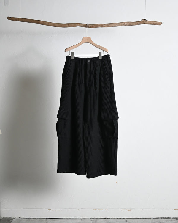 WOOL CORDUROY CARGO SLACKS