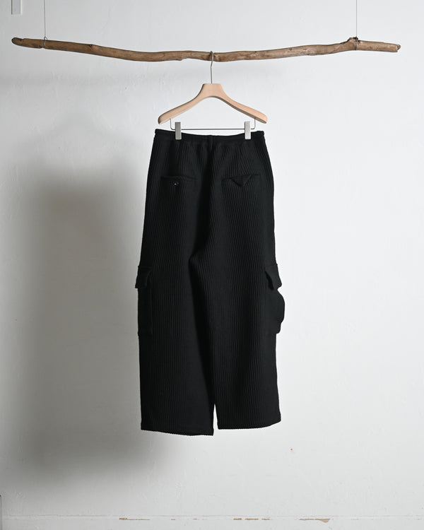 WOOL CORDUROY CARGO SLACKS