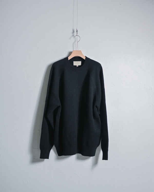 RAGLAN CREW NECK KNIT-YOKO SAKAMOTO-COELACANTH