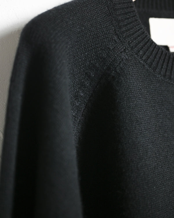 RAGLAN CREW NECK KNIT-YOKO SAKAMOTO-COELACANTH