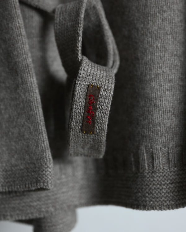 LAMB'S WOOL GUERNSEY SWEATER, beige