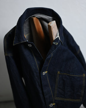 DENIM JACKET, INDIGO-YOKO SAKAMOTO-COELACANTH