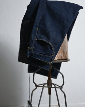 DENIM STRAIGHT PANTS, INDIGO-YOKO SAKAMOTO-COELACANTH