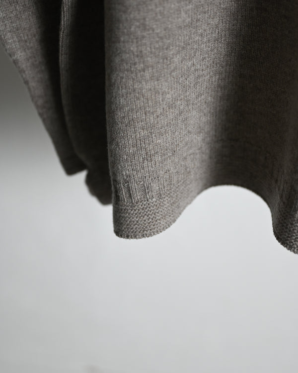 LAMB'S WOOL GUERNSEY SWEATER, beige