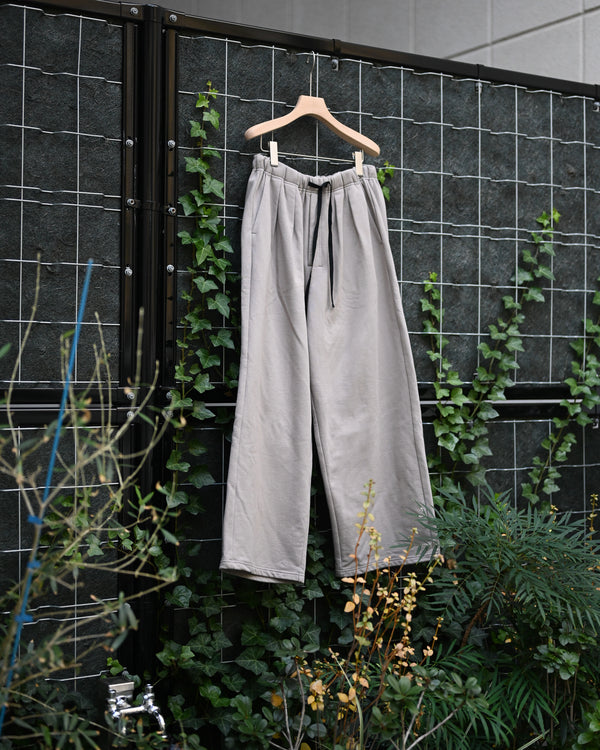 2TUCK SWEAT PANTS, greige
