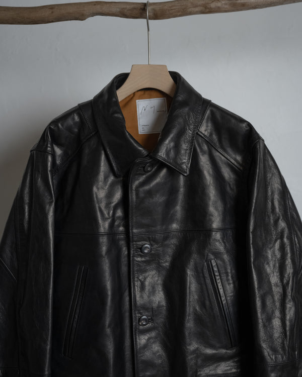 H.L HALF COAT, BLACK