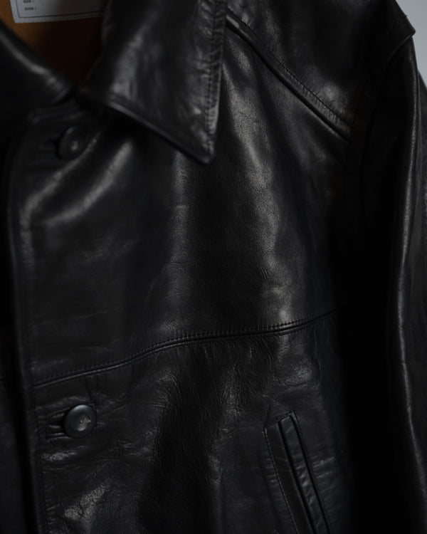 H.L HALF COAT, BLACK