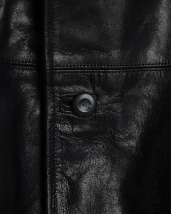 H.L HALF COAT, BLACK