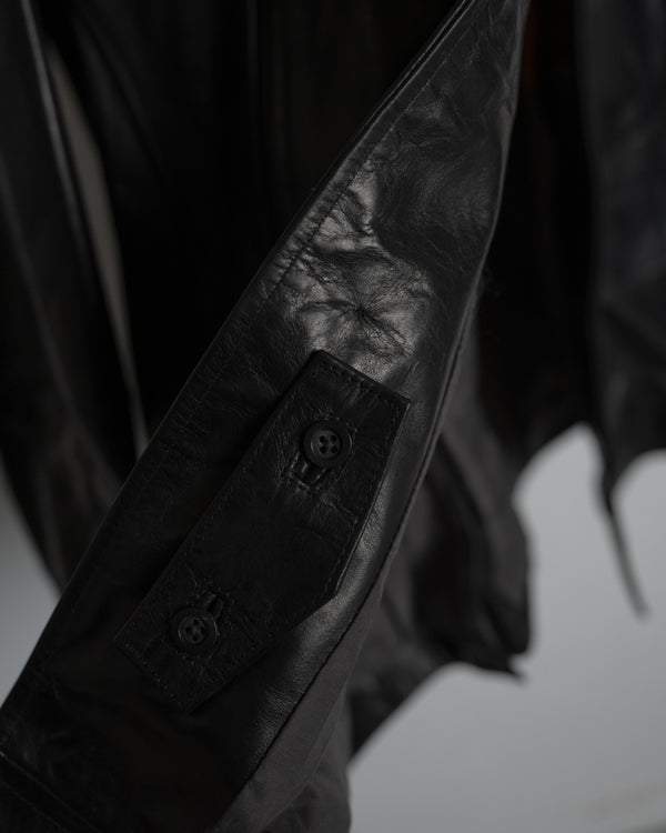 H.L HALF COAT, BLACK