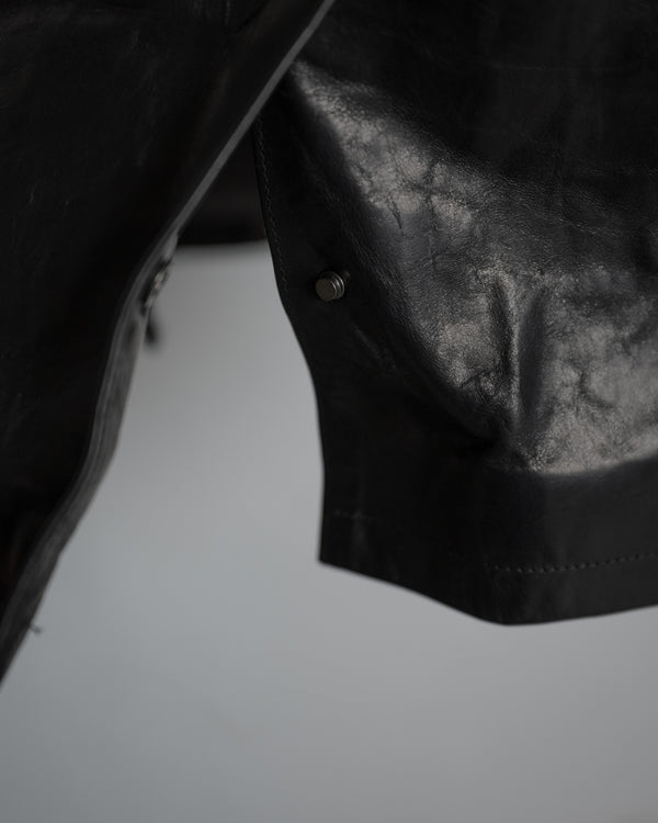 H.L HALF COAT, BLACK