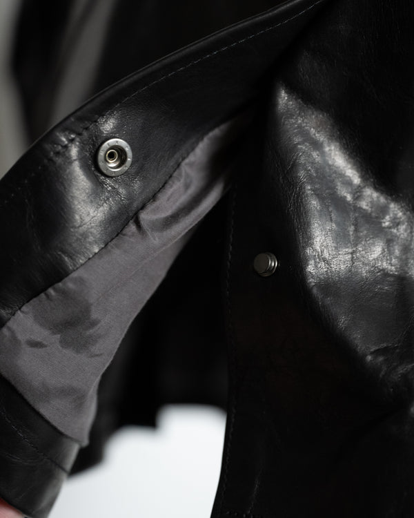 H.L HALF COAT, BLACK