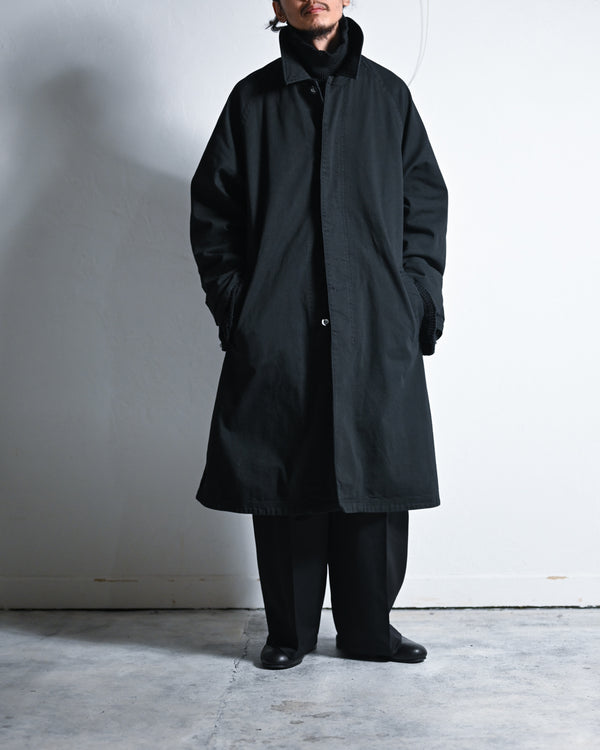 店頭分 DRILL BALMACAAN COAT-ANCELLM-COELACANTH