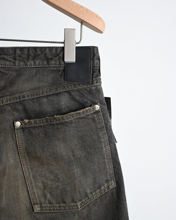 coffee black denim trousers_dstryd